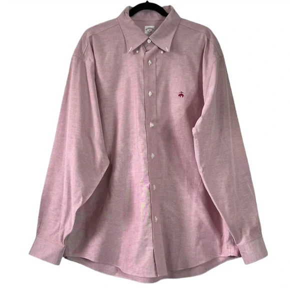 Brooks Brothers Mens XL Button Down Long Sleeve Polo Oxford Shirt - Picture 1 of 6